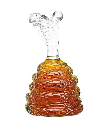 King Cobra Snake Whiskey Decanter