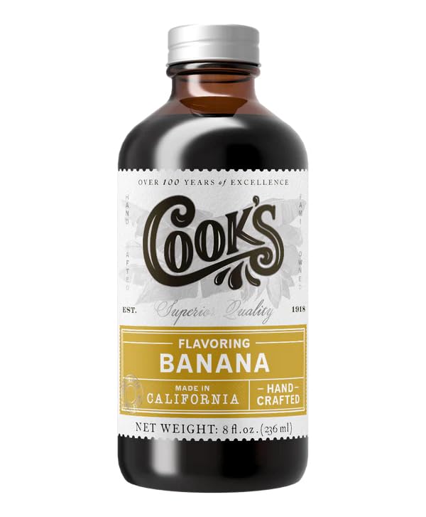 Cook's, Banana Flavoring for Baking, Candies, Beverages and Ice Cream, 8 oz - Nestoria