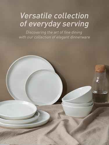 Saturn Stoneware Dinnerware Set with Pasta Bowl (16 Count)