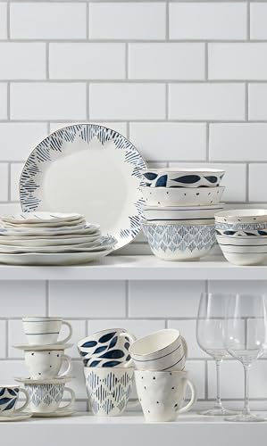 Blue Bay Porcelain Dessert Plates (Dessert Plates, Set of 4)