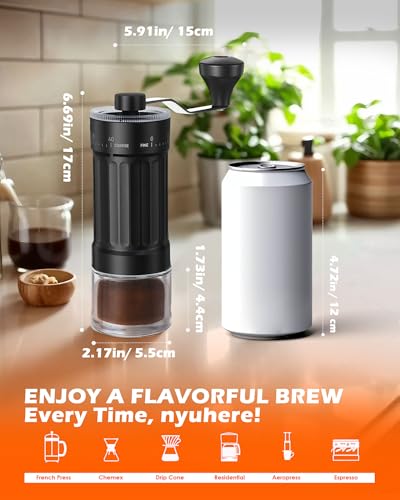 Manual Coffee Grinder With Ceramics Burr For Espresso