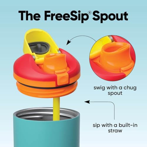 FreeSip Tumbler Stainless Steel Water Bottle 40 oz Summer Sweetness (Summer Sweetness / 40 Ounces)