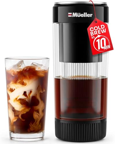 Mueller RapidBrew Cold Brew Iced Coffee Maker (Black)