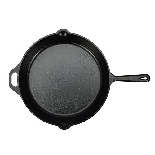 Pre Seasoned Cast Iron Skillet (15")