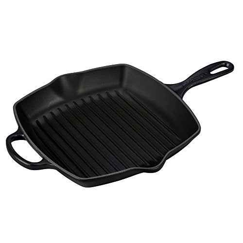 Enameled Cast Iron Square Skillet Grill