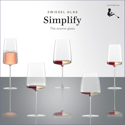 Simplify Burgundy Red Wine Glass