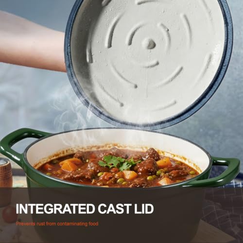 Enameled Cast Iron Dutch Oven (5.5 Quart / Bamboo Shadow)