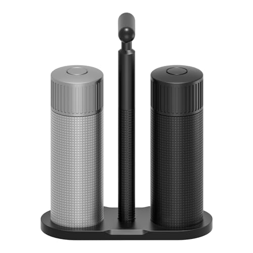 Professional Salt and Pepper Mill Set (Salt & Pepper Mill Set (Metal Stand))