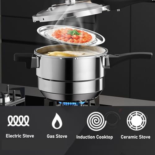 80Kpa Pressure Cooker Stainless Steel 8L Large Capacity