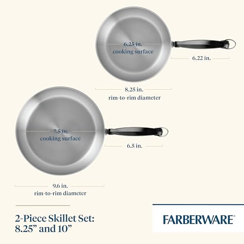 Classic Series Stainless Steel Frying Pan Set