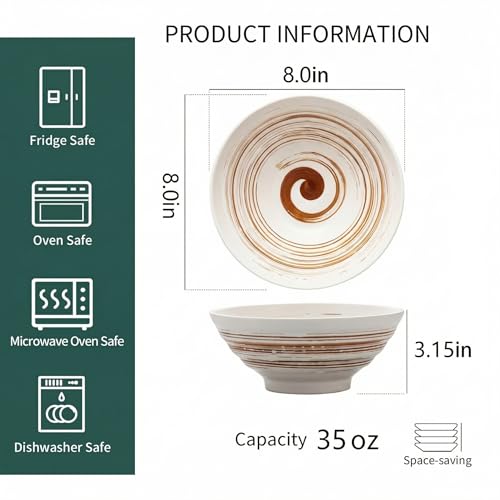 Ramen Bowl Set (White - Set of 4)