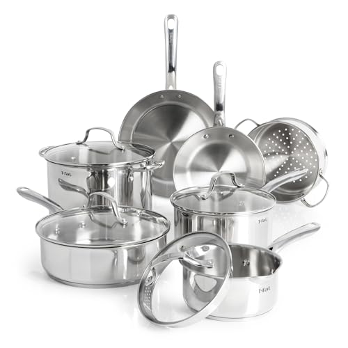 Stainless Steel Pots and Pans Set 11 Piece