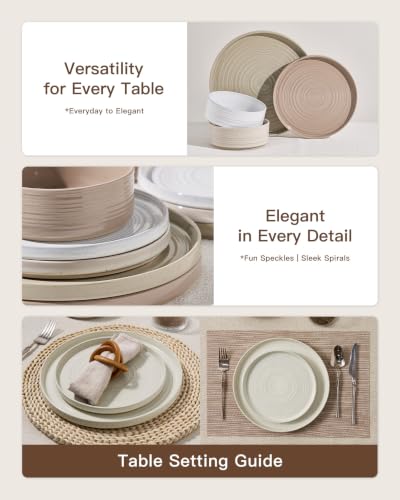 Stoneware Dinnerware Sets (12 Count)