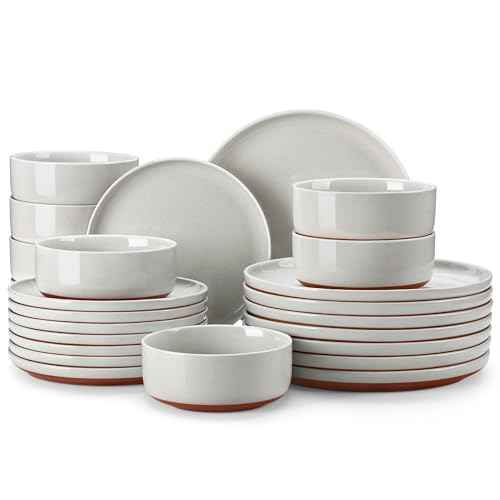 Plates and Bowls Sets (24 Count)
