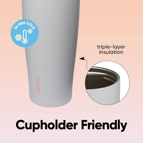 FreeSip Tumbler Stainless Steel Water Bottle 40 oz Beach House (Beach House / 40 Ounces)