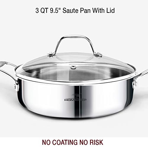 14 Piece Nickel Free Stainless Steel Cookware Set Whole