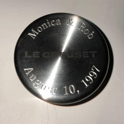 Enameled Cast Iron Signature Round Dutch Oven with Personalized Knob Engraving