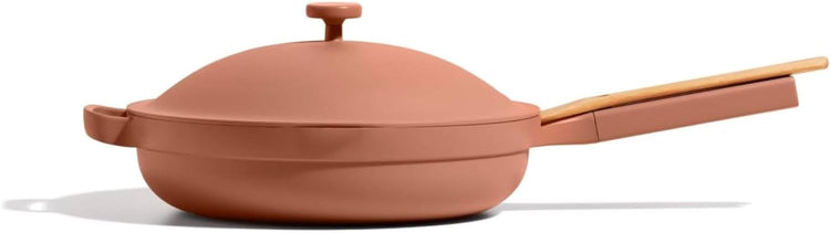 Our Place Large Always Pan 2.0-12.5” (4 Qt) Nonstick, Toxin-Free Ceramic Cookware | Patented 10-in-1 Aluminum Frying & Sauté Pan | Safe for Oven, Induction & All Cooktops up to 450°F | Spice - Nestoria