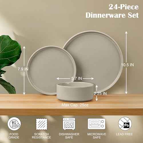 Dinnerware Sets for 8 (24 Count)