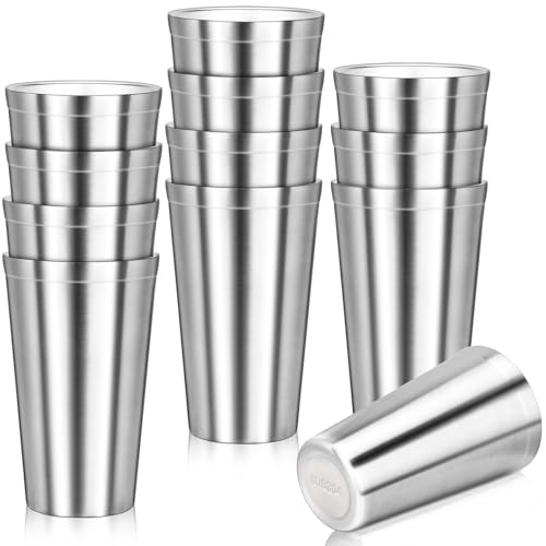 Stainless Steel Cups (classic straight / 16oz,12pcs)