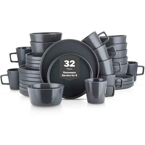 32 Piece Stoneware Dinnerware Set (32 Count)