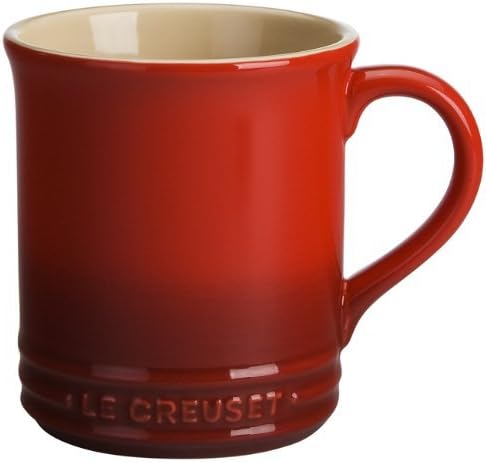 Le Creuset Stoneware Vancouver Mug, 14 oz., Cerise