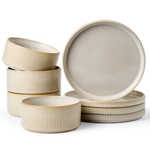 Ceramic Dinnerware Sets for 4 (8 Count)