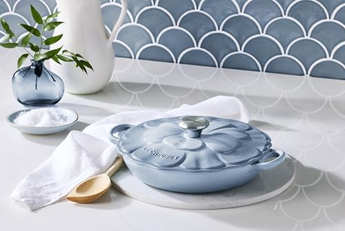 Enameled Cast Iron Petal Braiser