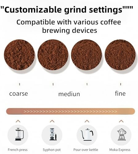 Portable Manual Stainless Steel Coffee Grinder