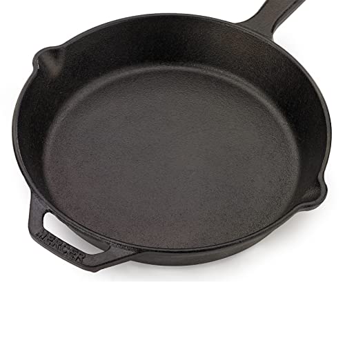 Pre Seasoned Cast Iron Skillet (10.25-Inch (1-Pack) / Black)