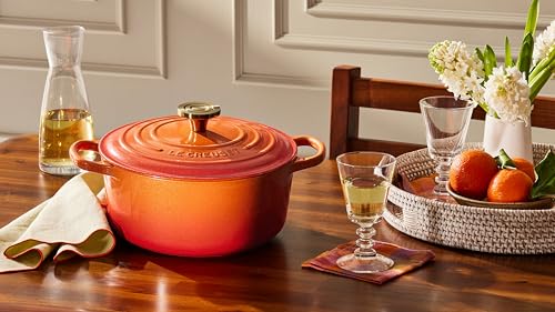 Enameled Cast Iron Round Dutch Oven