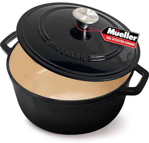 7.5 QT Enameled Cast Iron Dutch Oven