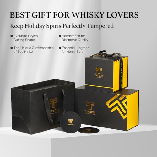 Edo Style Kiriko Japanese Whiskey Glass Set of 2