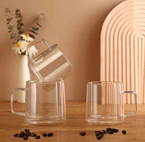 12oz Glass Coffee Mugs (12oz(4-pack))