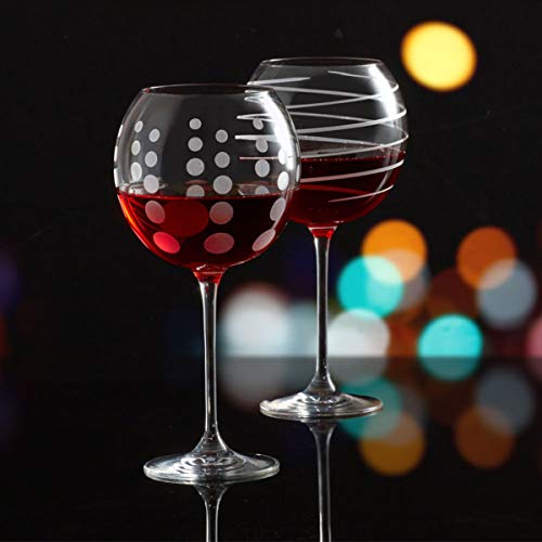 Cheers Balloon Goblet Wine Glass (4 Count)