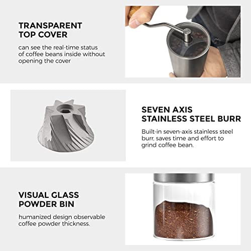 Manual Stainless Steel Coffee Been Grinder