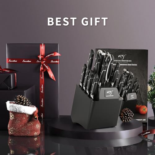 18 Pieces Damascus Kitchen Knife Set