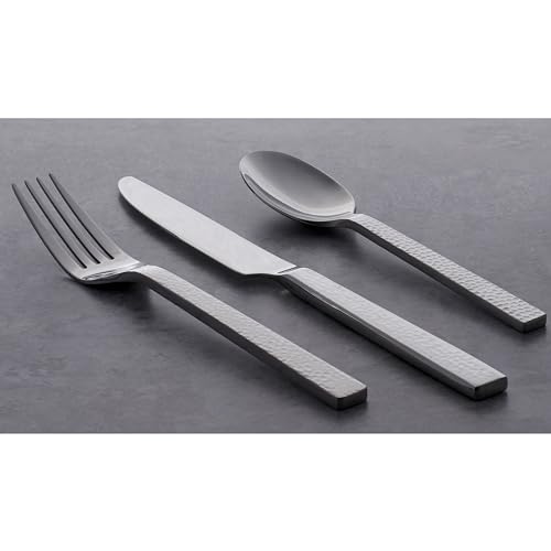 Chefs Table Hammered 45 Piece Everyday Flatware Set (45 Count)