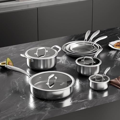 11 Pcs Pots and Pans Set (11 Count)