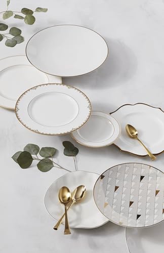 Blue Bay 4 Piece Set Dinner Plates (Dinner Plates, Set of 4, White)