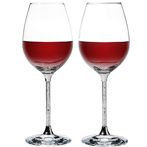 Crystal Wine Glasses Set of 2 (2 Count)