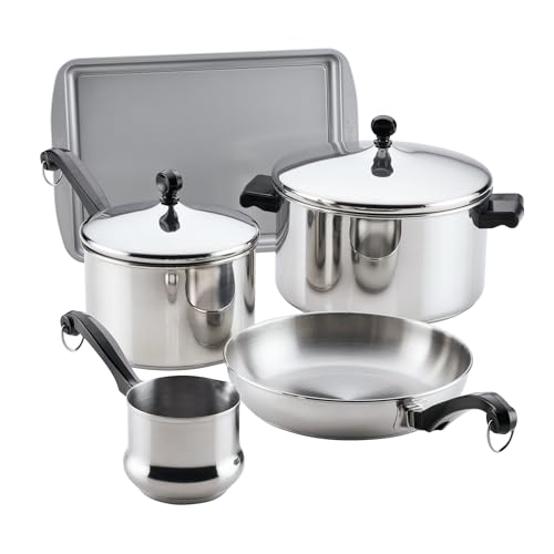 Classic Series Stainless Steel Pots and Pans with Baking Sheet Pan
