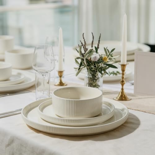 Stoneware Dinnerware Sets for 4 (12 Count)