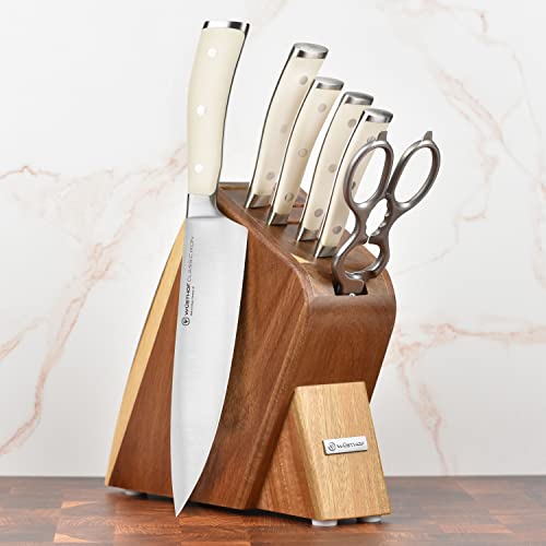 Wusthof Classic Ikon Creme 7 Piece Slim Knife Block Set