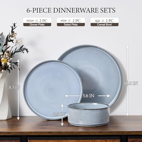 Stoneware Dinnerware Sets for 2