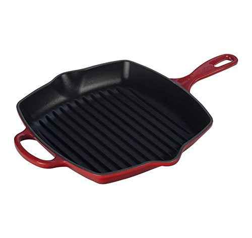 Enameled Cast Iron Square Skillet Grill