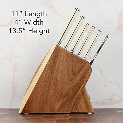 Wusthof Classic Ikon Creme 7 Piece Slim Knife Block Set