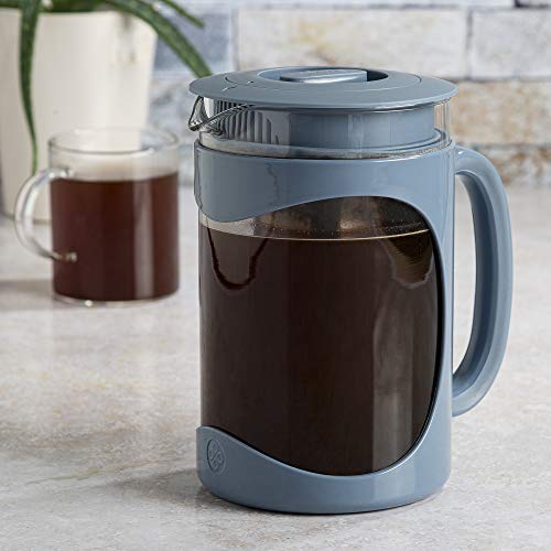 Burke Deluxe Cold Brew Iced Coffee Maker (1.6 Quart / Blue)