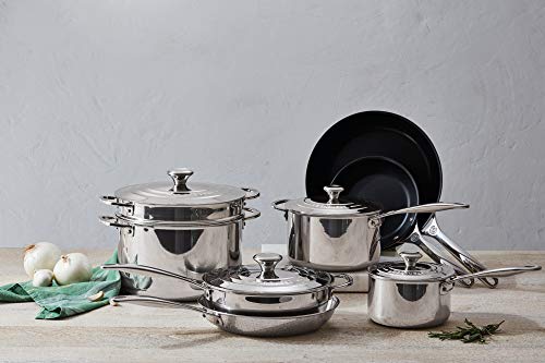 Tri Ply Stainless Steel 12 pc. Cookware Set