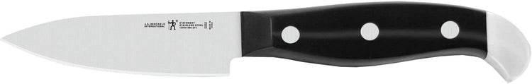 HENCKELS Premium Quality 12-Piece Knife Set with Block and Knife Sharpener, Razor-Sharp, German Engineered Knife Informed by over 100 Years of Masterful Knife Making, Brown Block